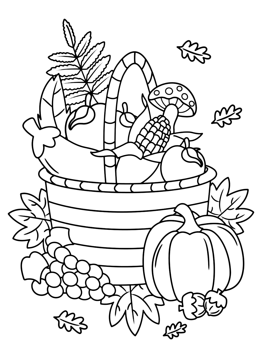 Pumpkin Coloring Pages Free
