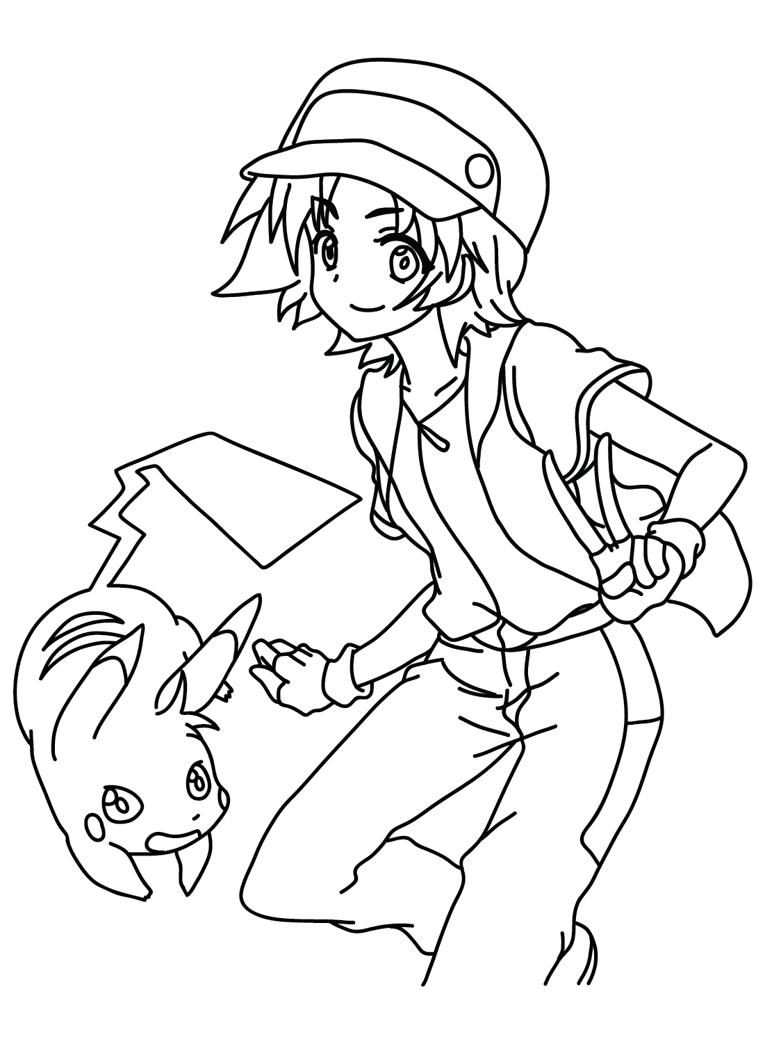 Ritchie Pokemon Coloring Page Images
