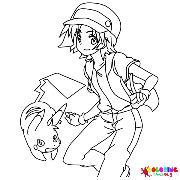Ritchie Pokemon Coloring Pages