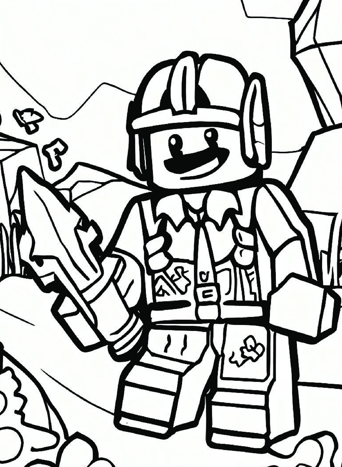 Roblox Coloring Page Free Printable from Roblox
