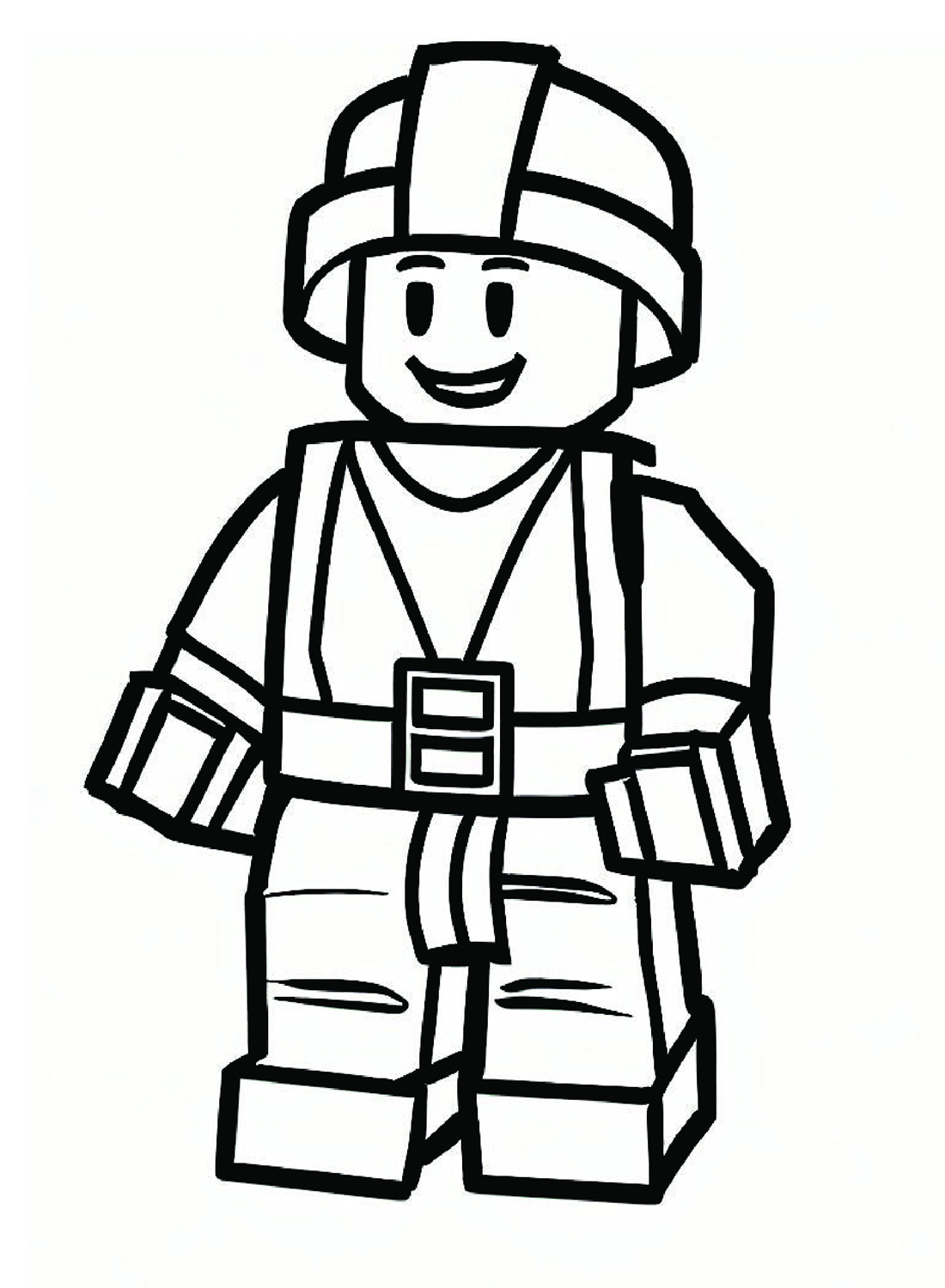 Desenhos de Roblox 1 para Colorir e Imprimir 