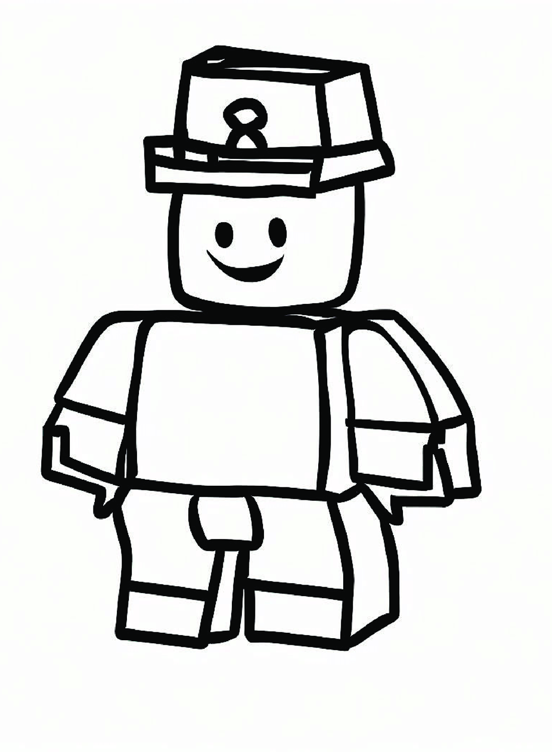 Roblox Figure Coloring Pages