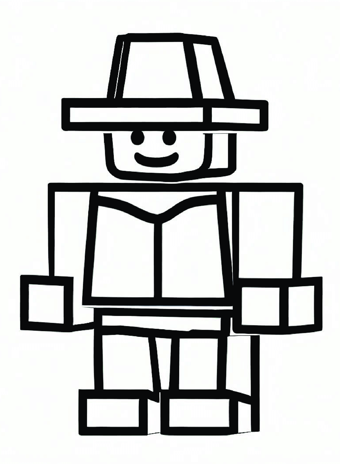 Roblox Printable Coloring Pages from Roblox