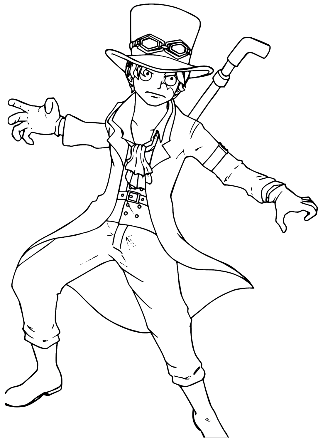 Sabo Picture to Color - Free Printable Coloring Pages