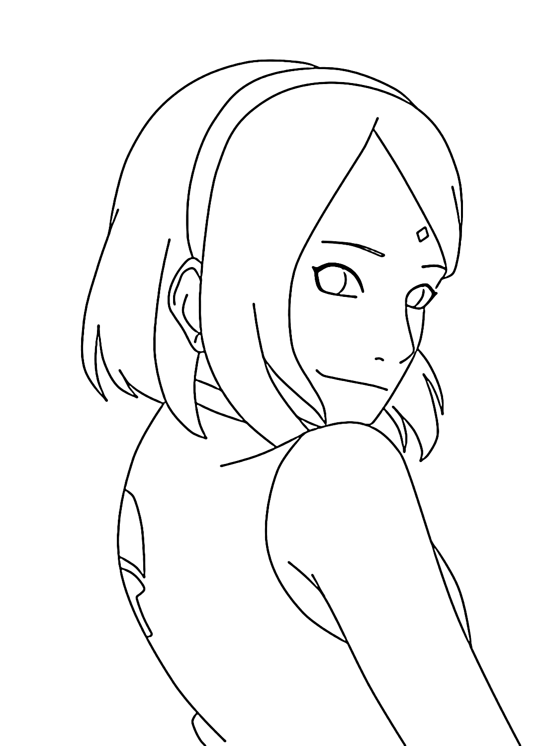 Sakura Color Page Free Printable Coloring Pages