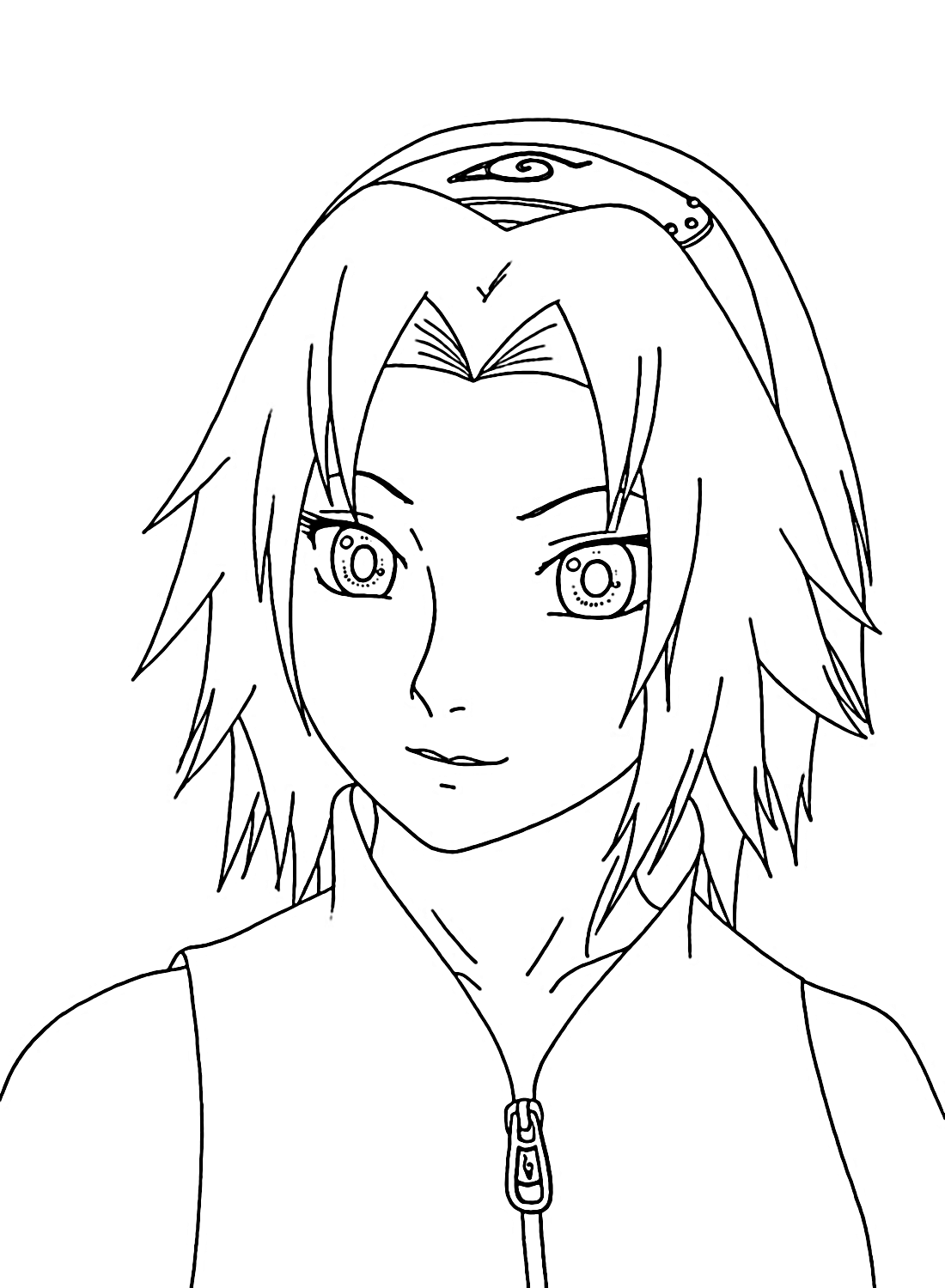 Sakura Haruno Coloring Pages Naruto from Sakura Haruno