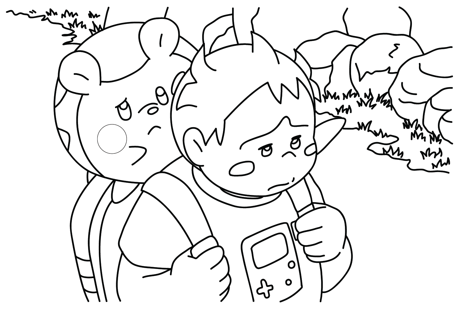 Sophocles Togedemaru Pokemon Coloring Page Free