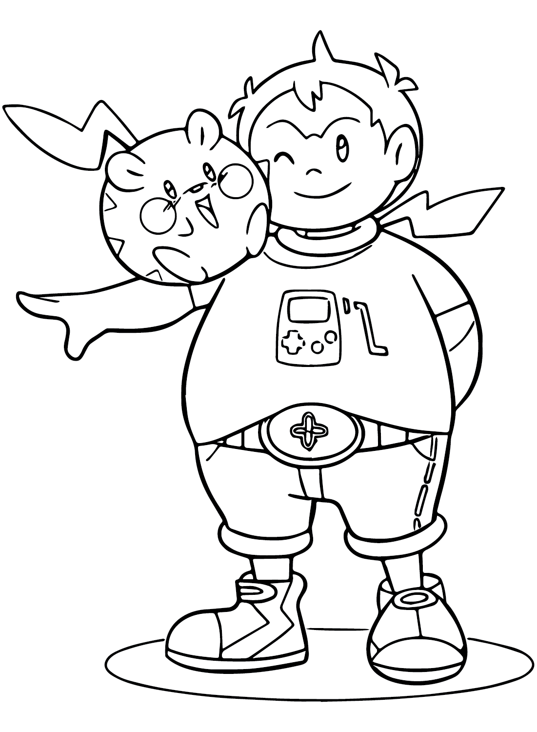 Sophocles, Togedemaru Pokemon Coloring Page to Print