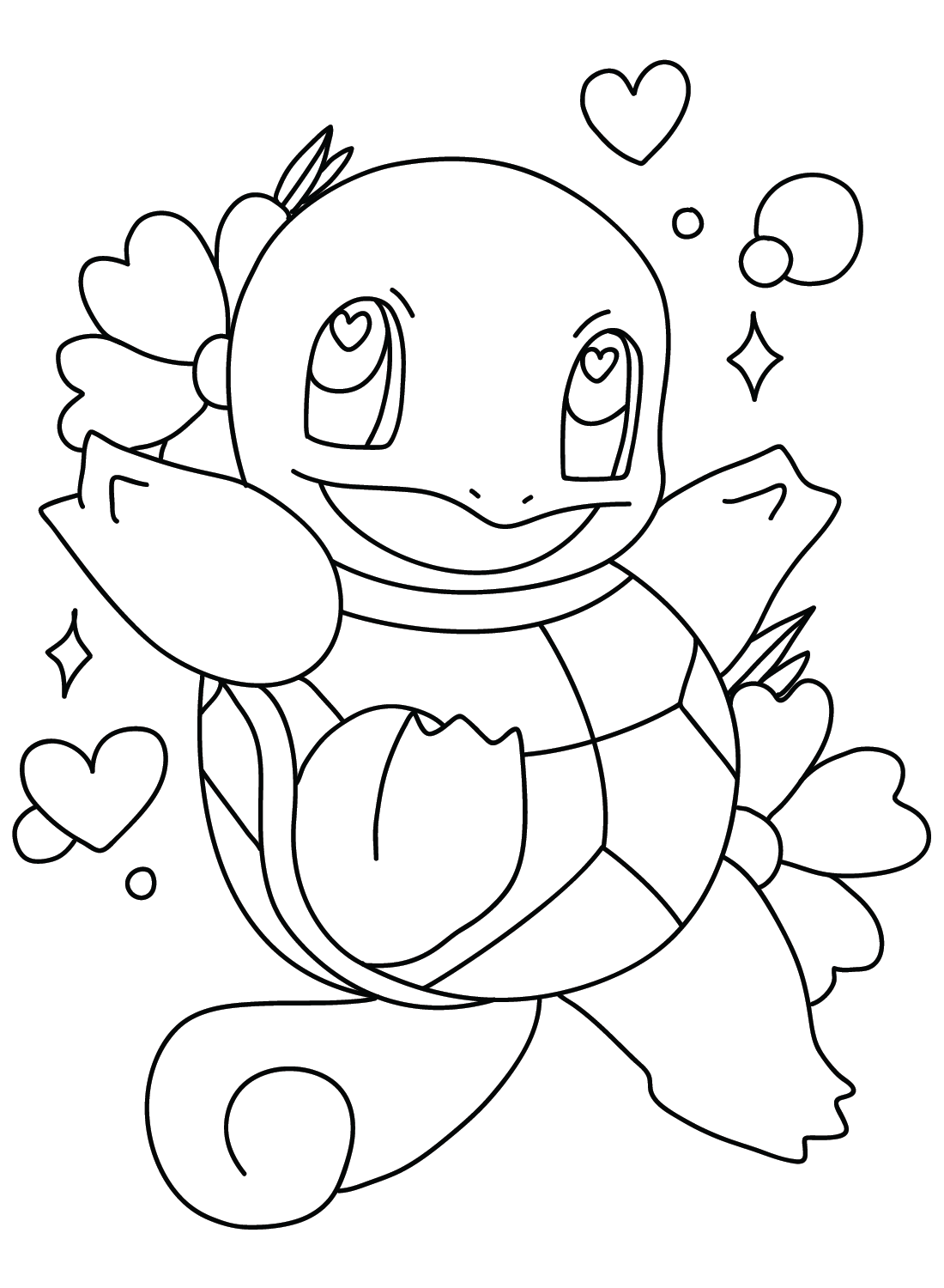 Squirtle Coloring Page from Squirtle