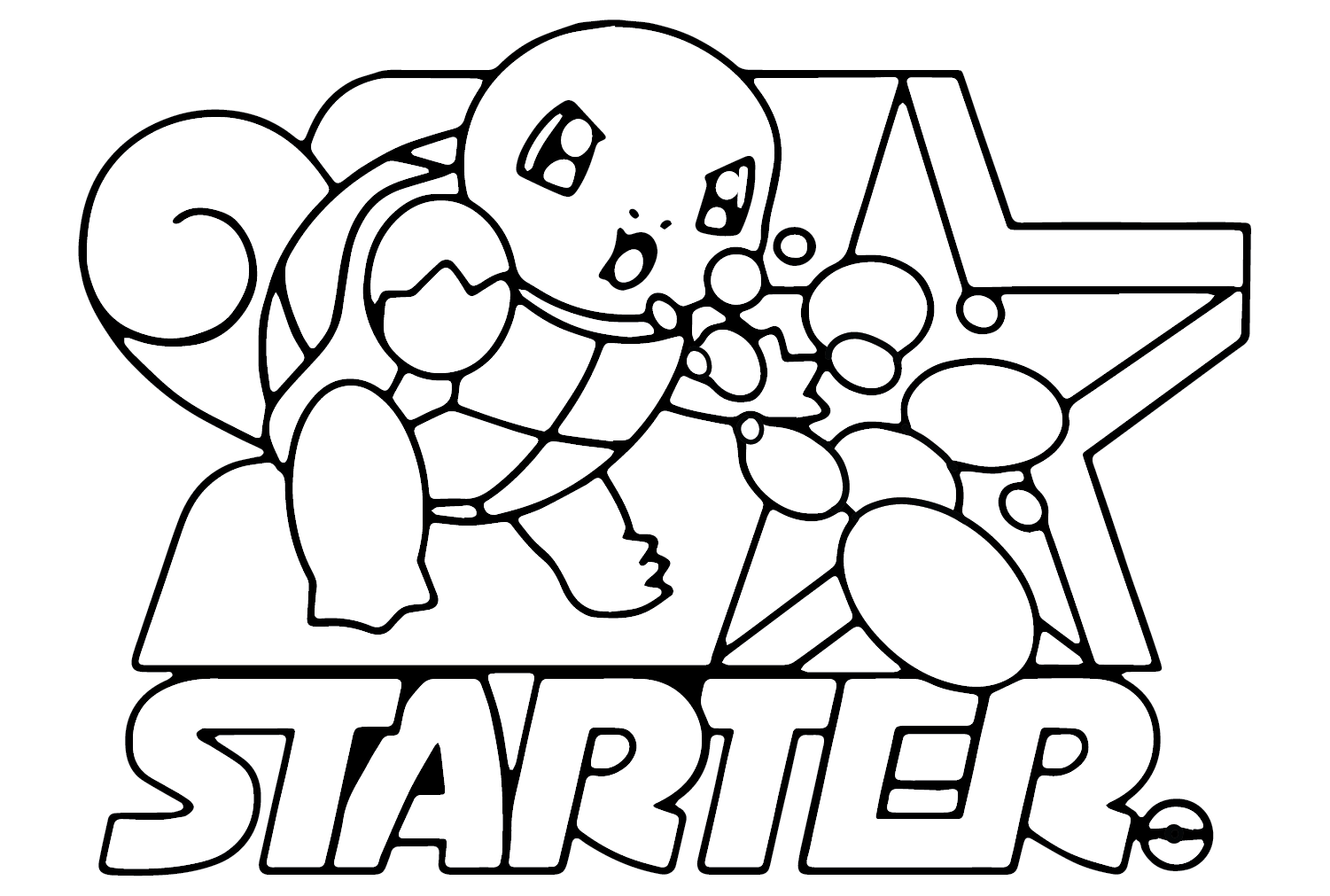 Squirtle Images to Color