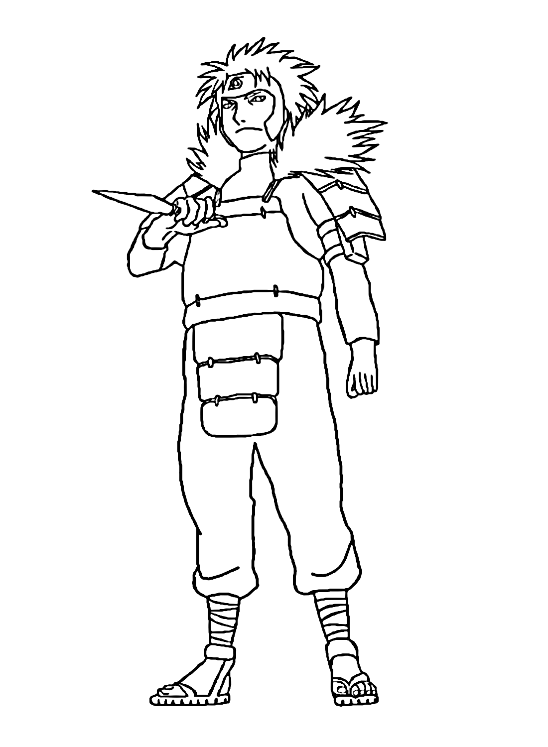 Tobirama Senju Coloring Pictures - Free Printable Coloring Pages