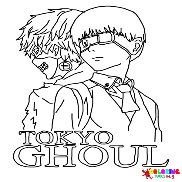 Desenhos de Tokyo Ghoul para Colorir