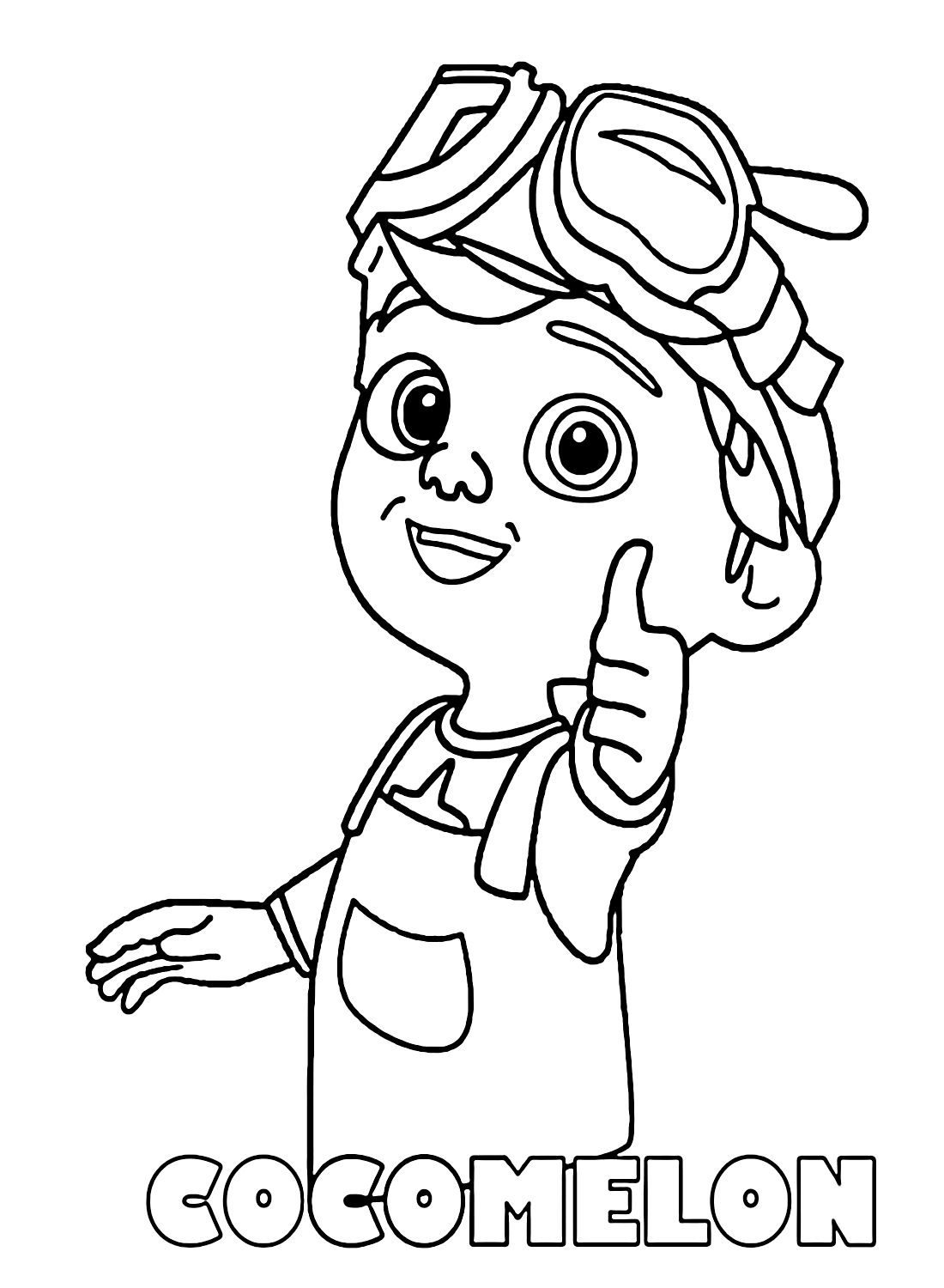 Tom Tom Cocomelon Coloring Pages from Cocomelon