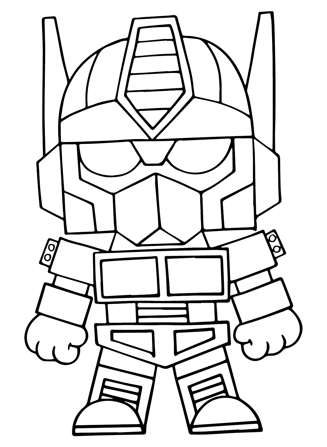 Transformers Coloring Page
