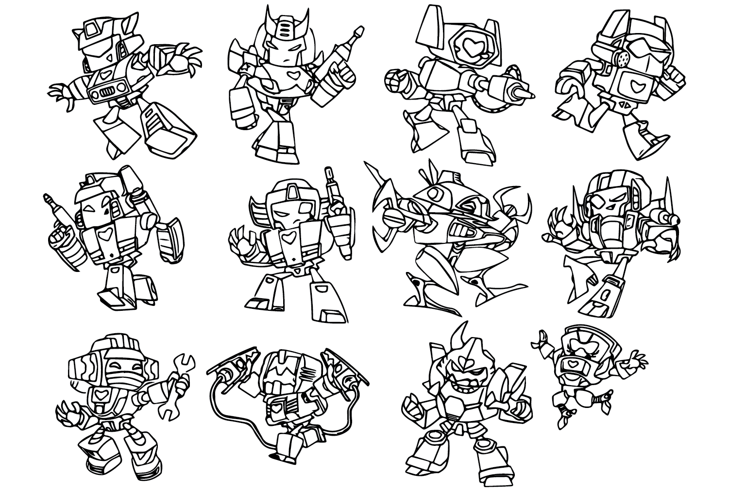 Transformers Picture to Color