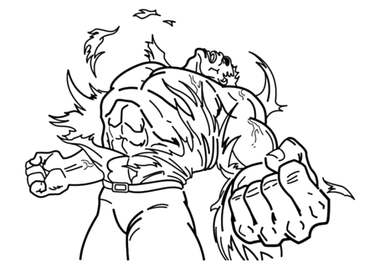 65 Free Printable Hulk Coloring Pages