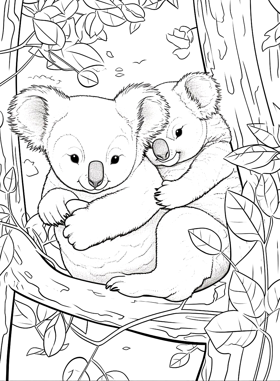 Two adorable Koala picture