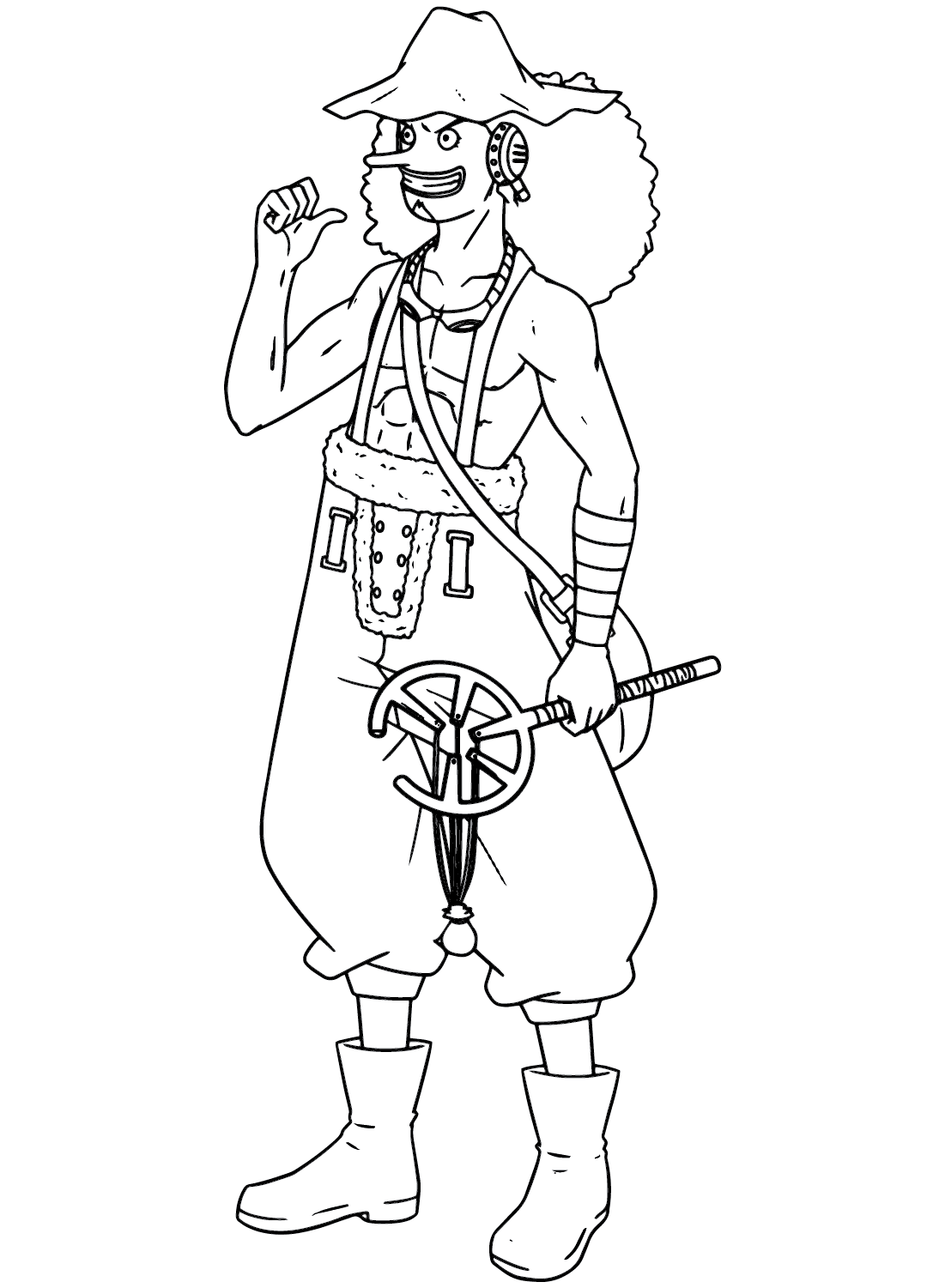 Usopp Coloring Pages to Download