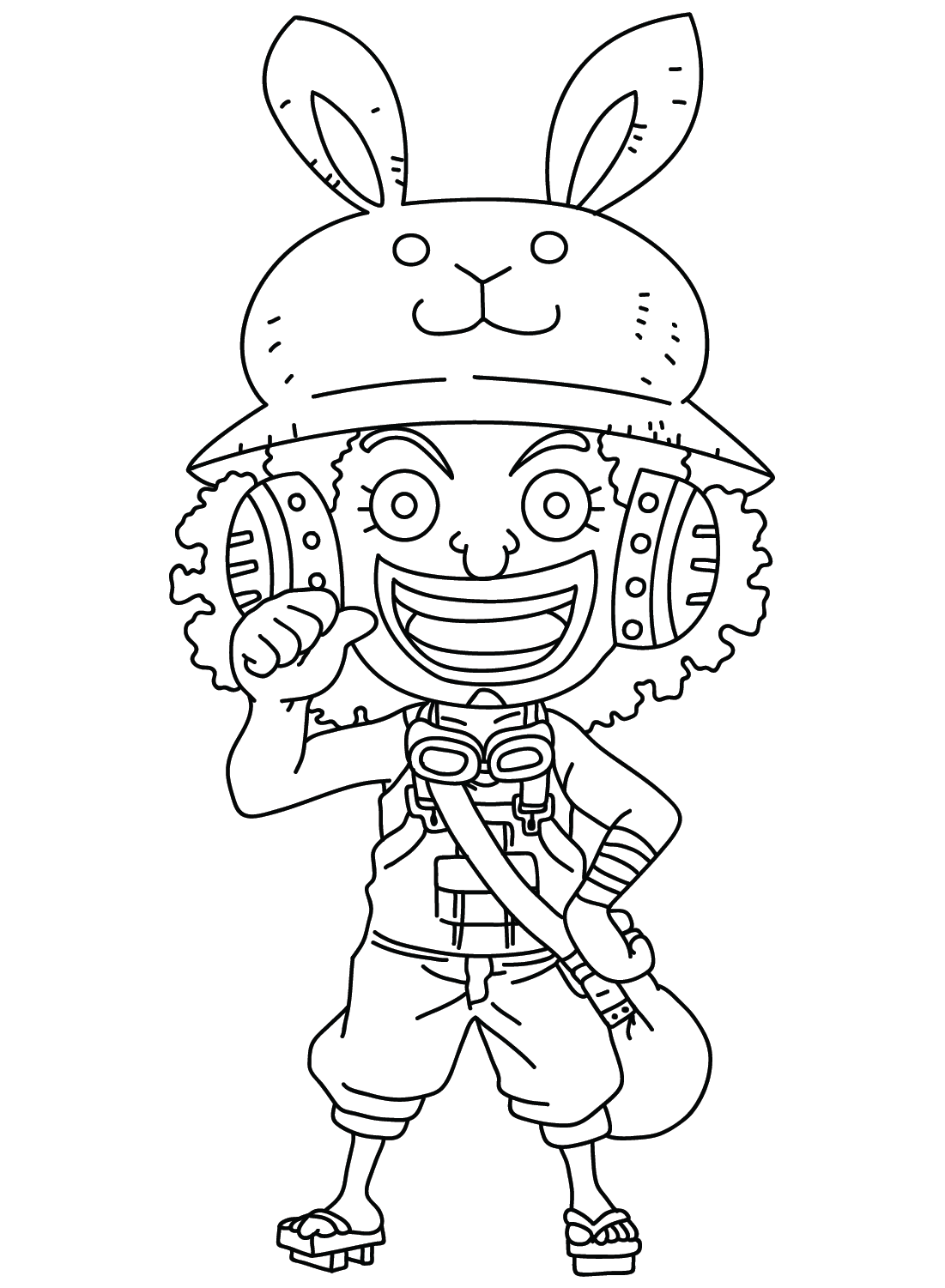 Usopp Coloring Pages to for Kids
