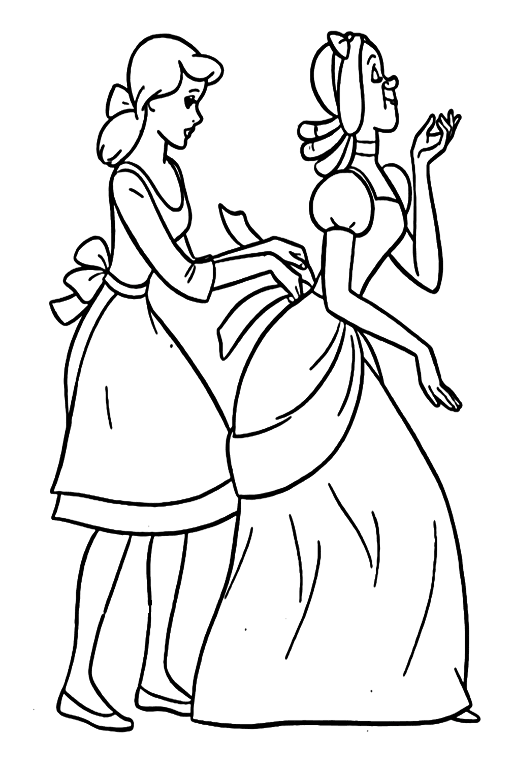 30 Free Printable Sisters Day Coloring Pages