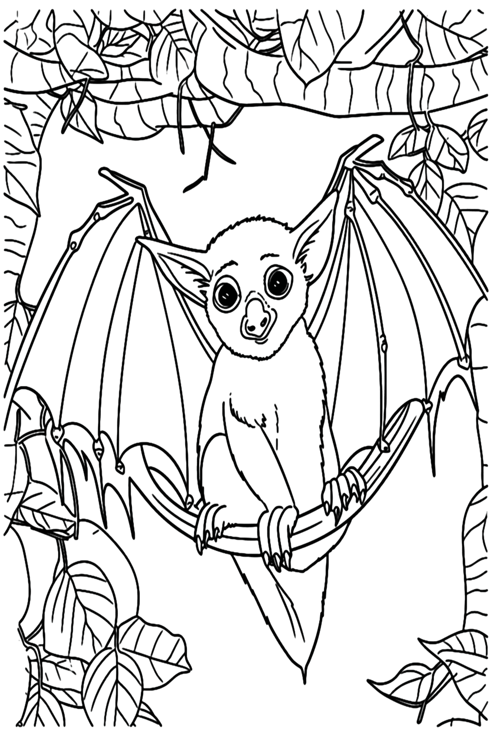 Color Page Bat