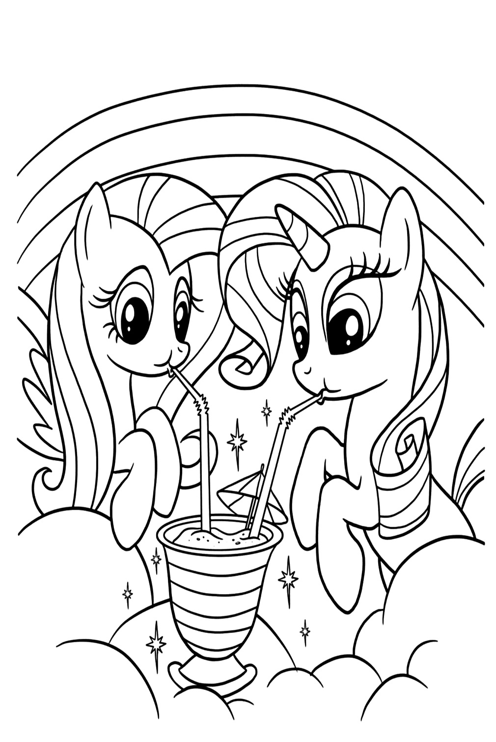 Coloring Pages Of Rarity
