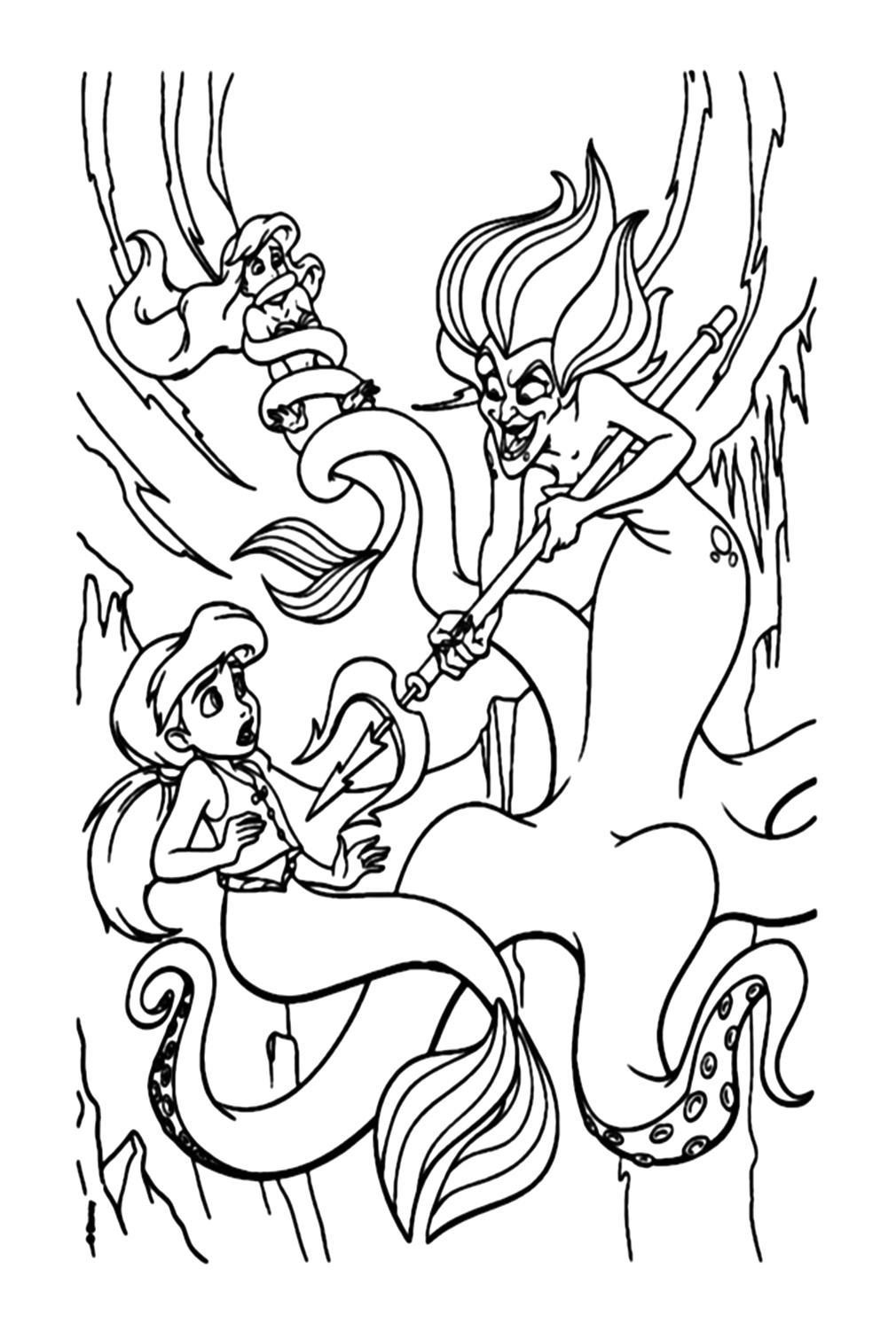 Disney Coloring Pages The Little Mermaid