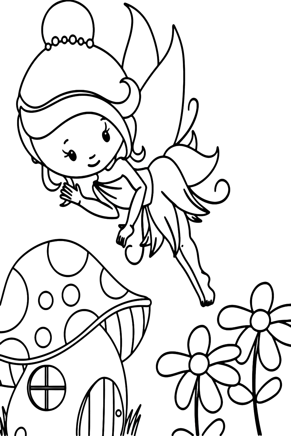 Fairy Coloring Pages PDF