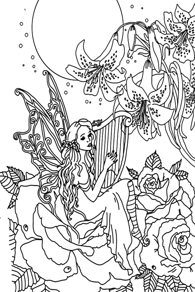 131 Free Printable Fairy Coloring Pages