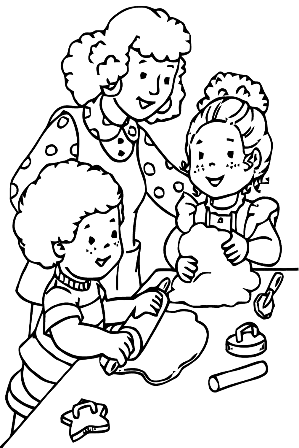 First Day Of School Coloring Page For Kids