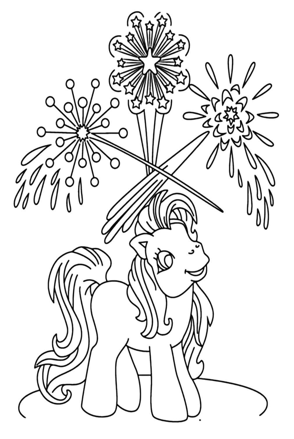 Desenhos para Colorir Fluttershy My Little Pony
