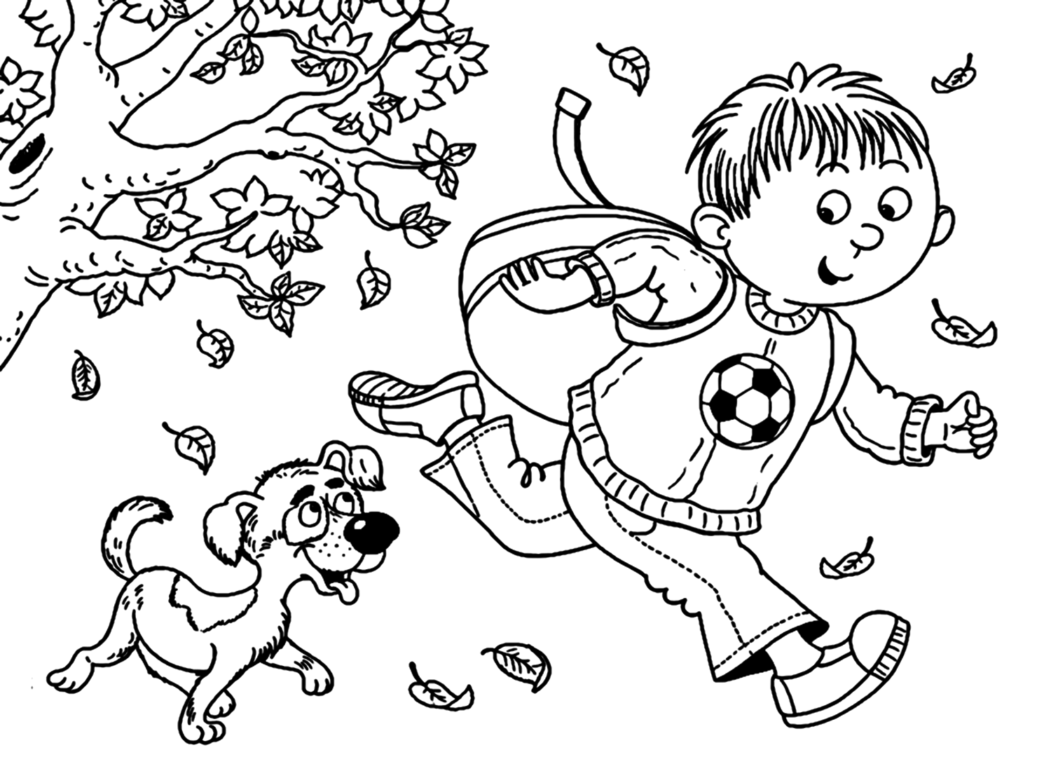 Fun Fall Coloring Pages
