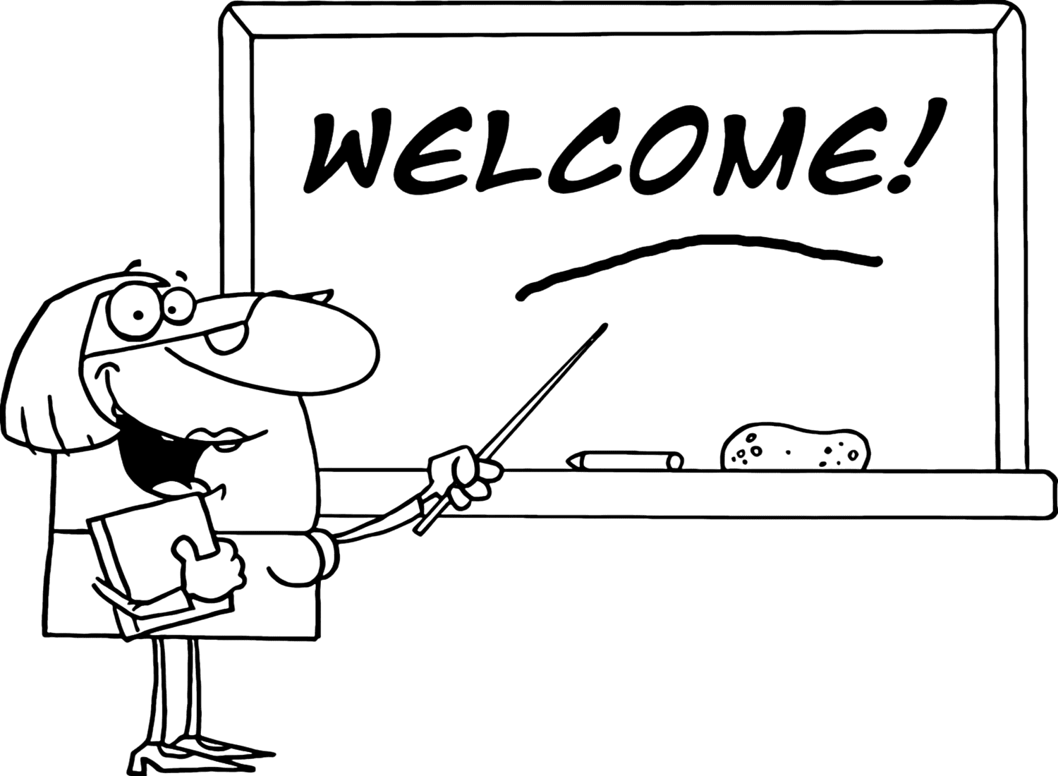 Welcome First Day Of School Coloring Page