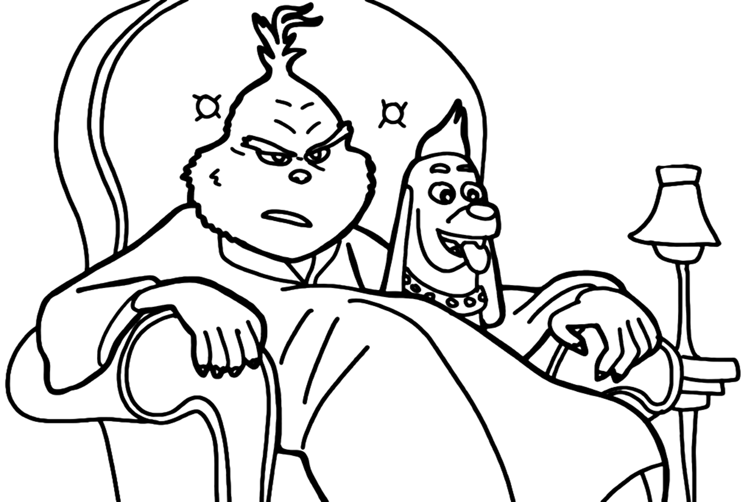 Grinch Pictures To Color