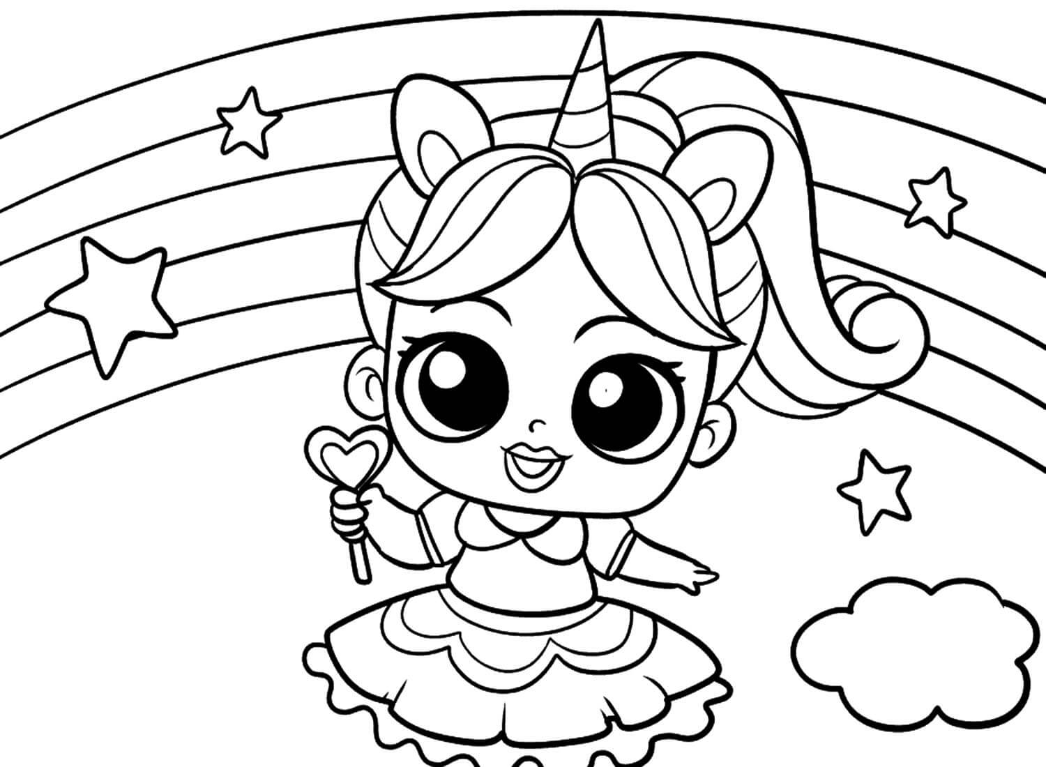 Lol Coloring Sheets from Lol Surprise Doll