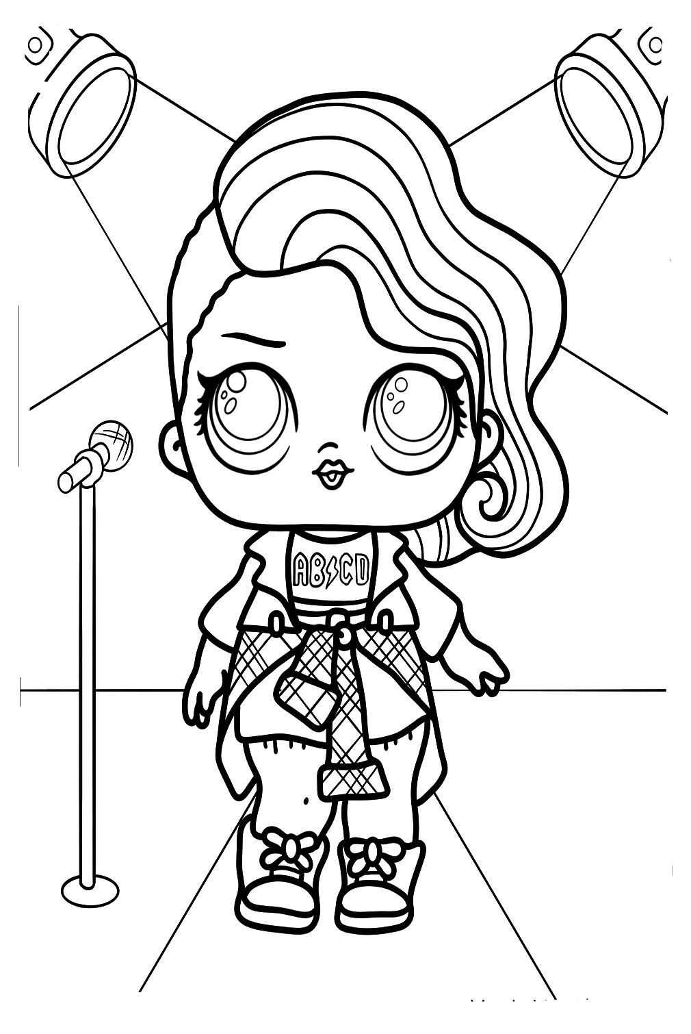 Lol Surprise Coloring Pages from Lol Surprise Doll