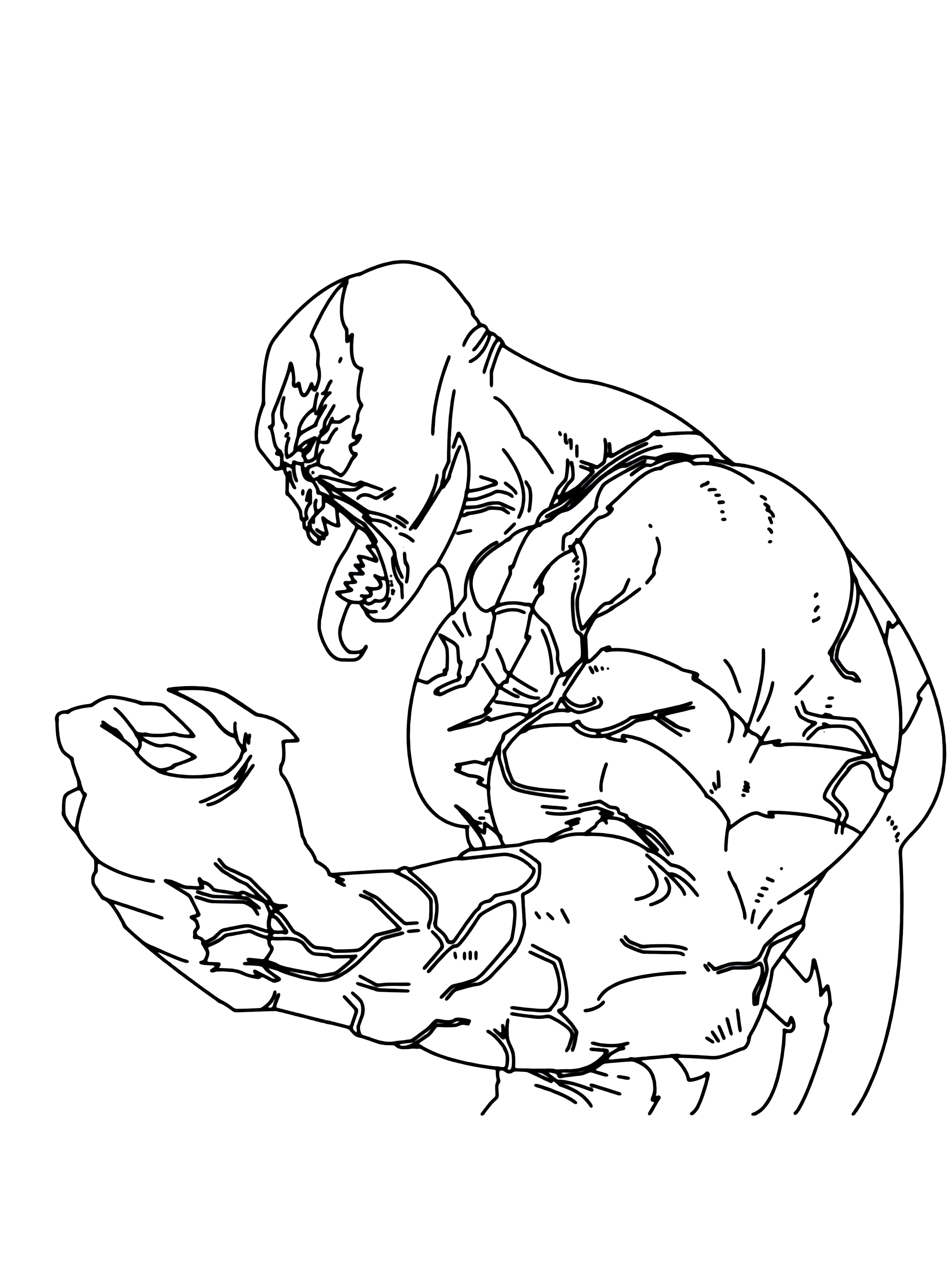 Mighty Venom Coloring Pages