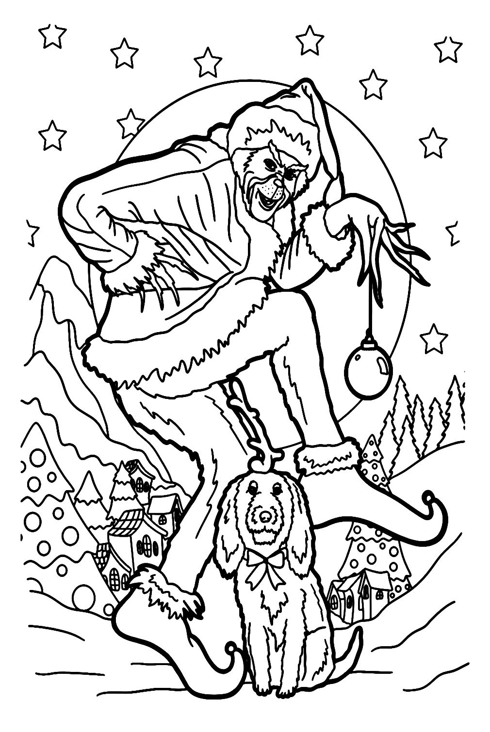Mr Grinch Coloring Pages