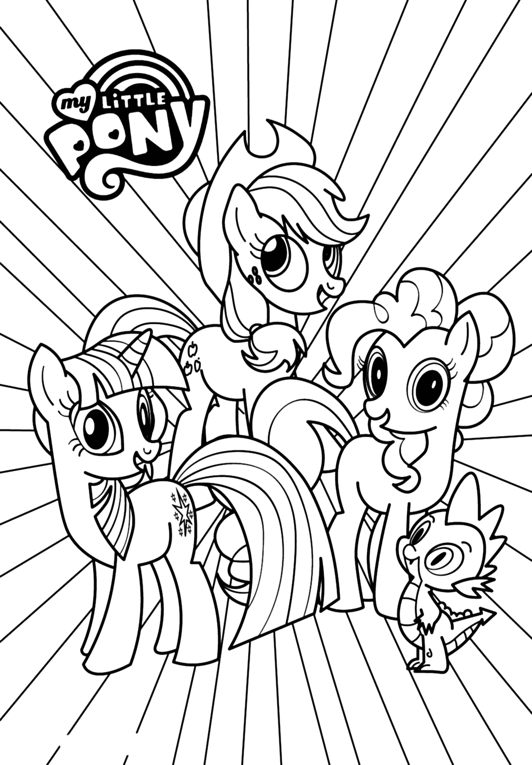 My Little Pony Coloring Pages Rarity