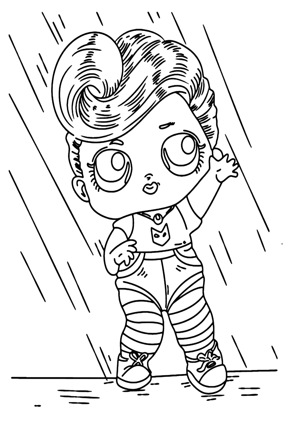 Omg Doll Coloring Pages from Lol Surprise Doll