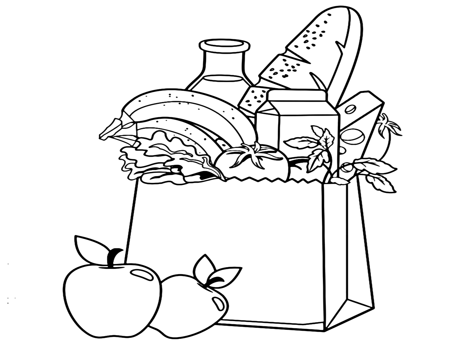 Printable Tomato Coloring Pages