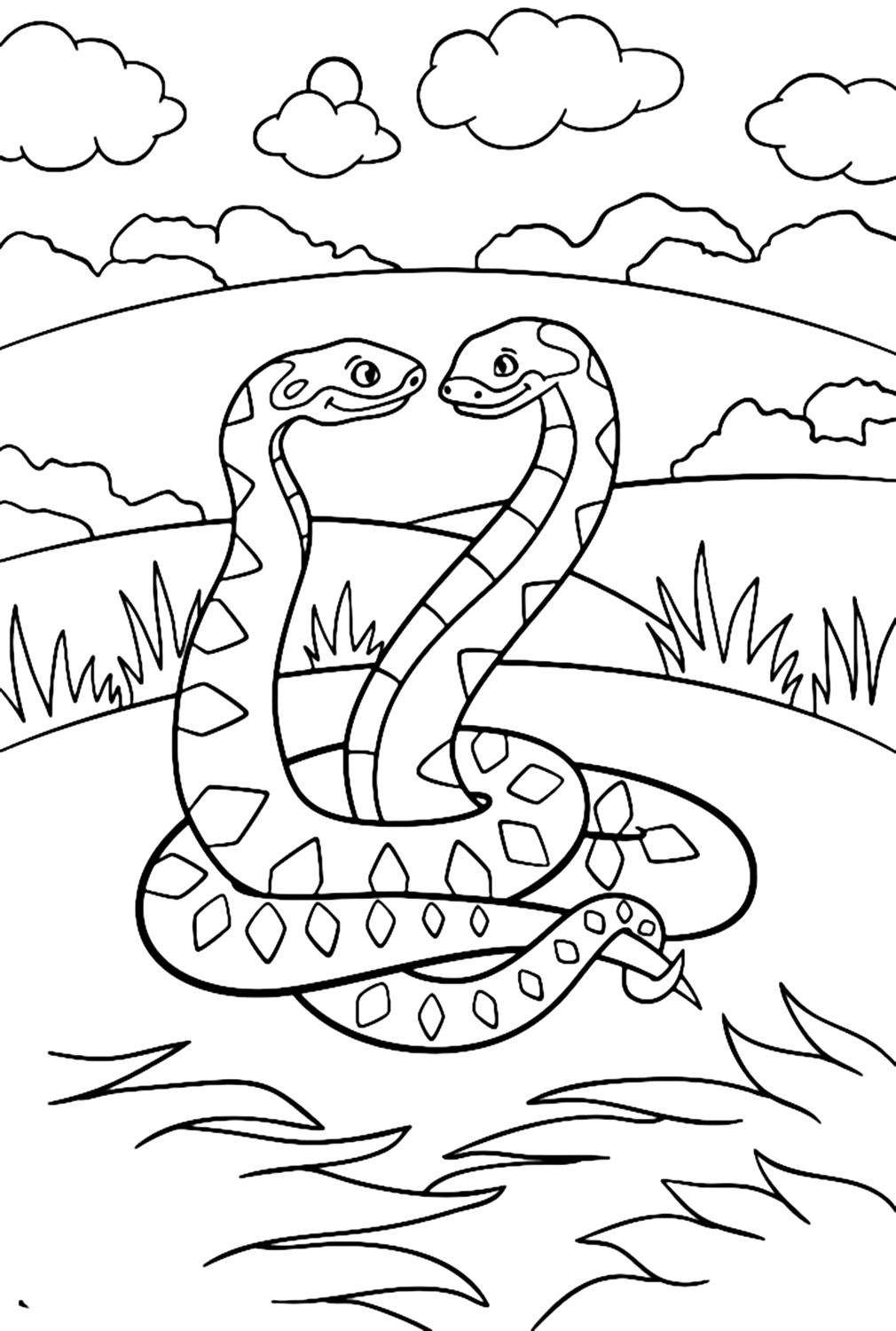 Immagine Python da colorare da Python