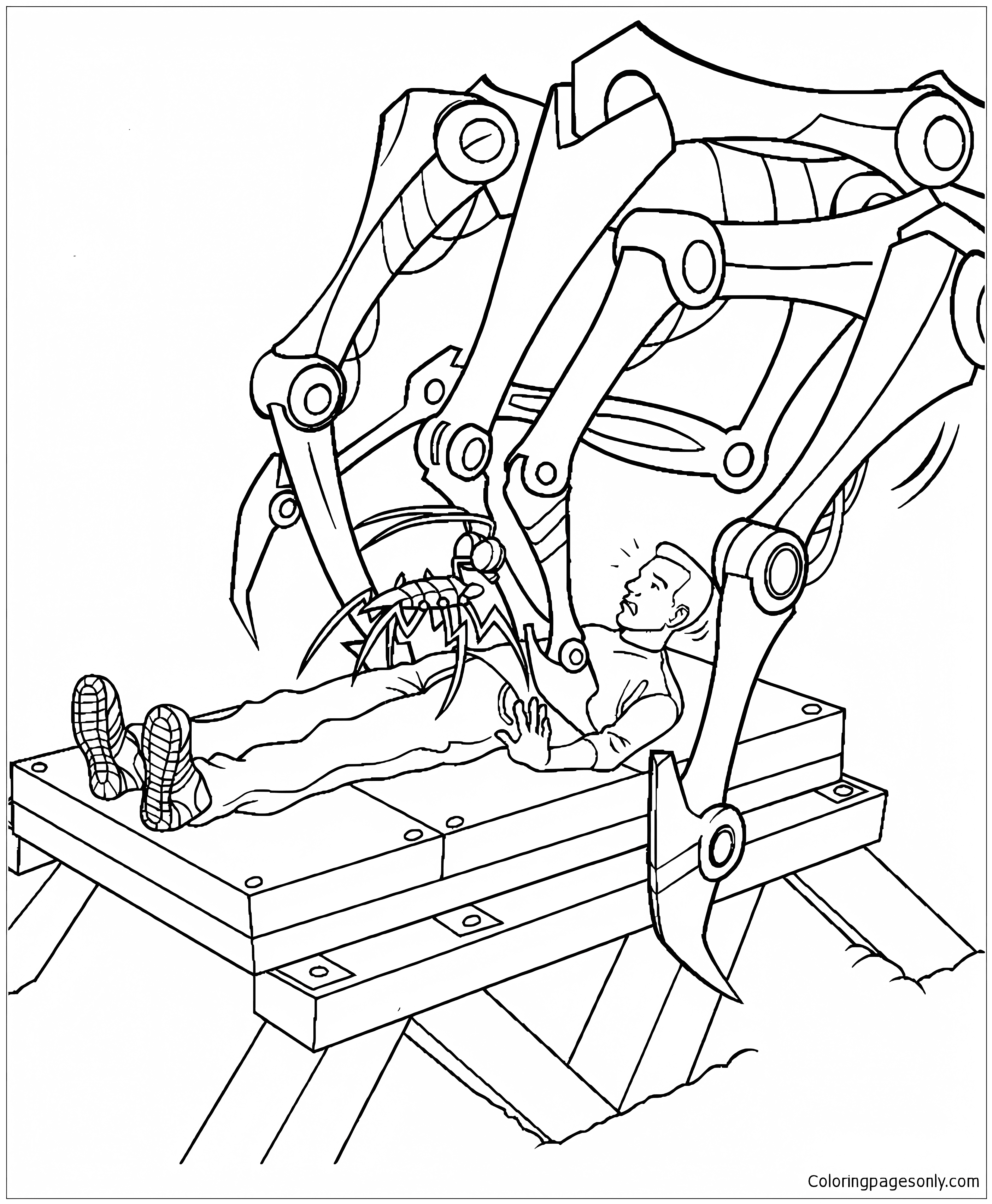 Sam Is In Danger Coloring Pages