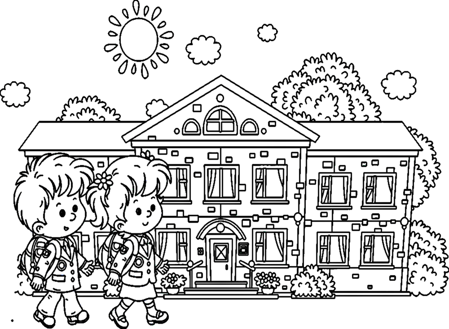September Coloring Pages Free from September