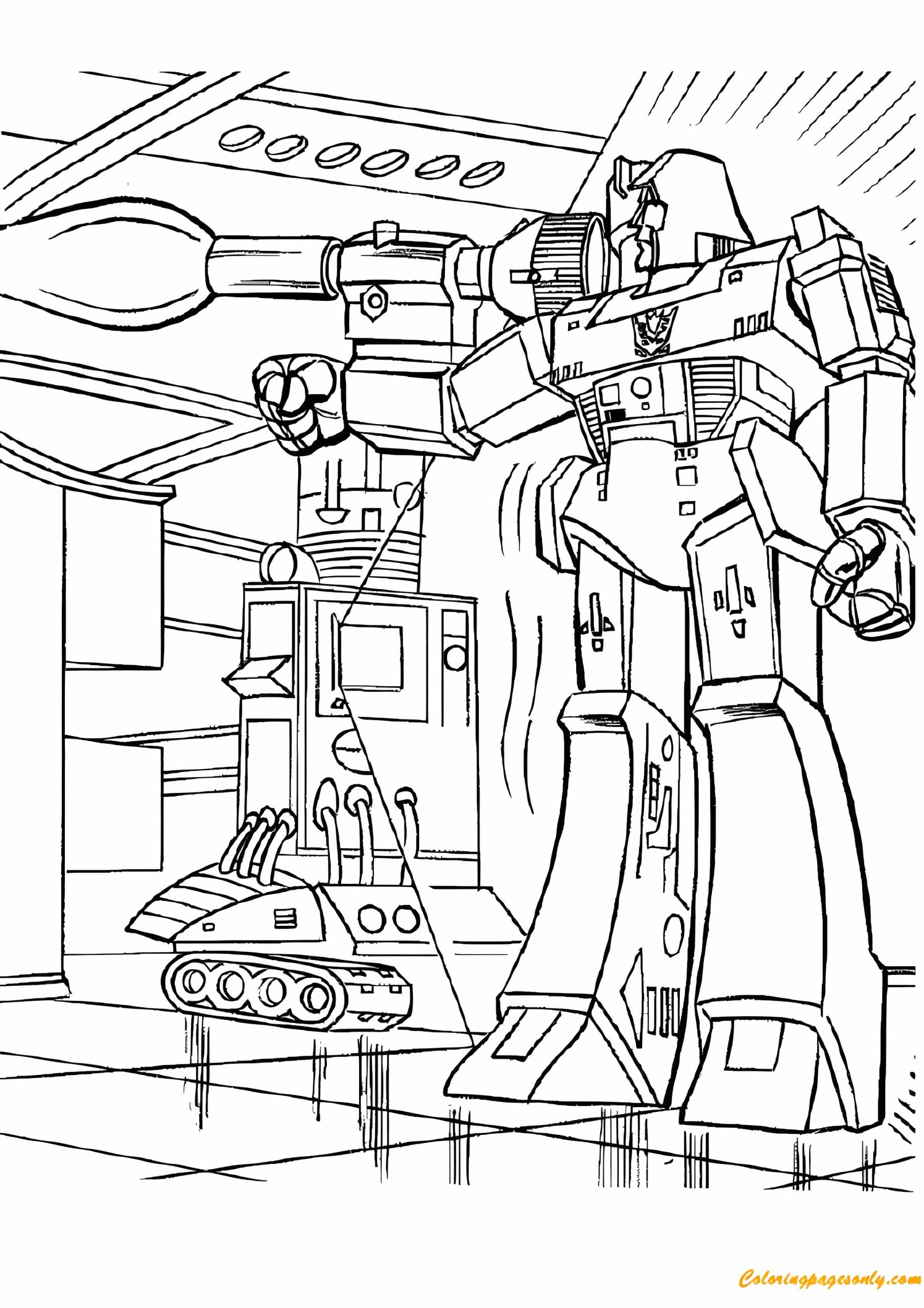 The Transformer Power Coloring Pages