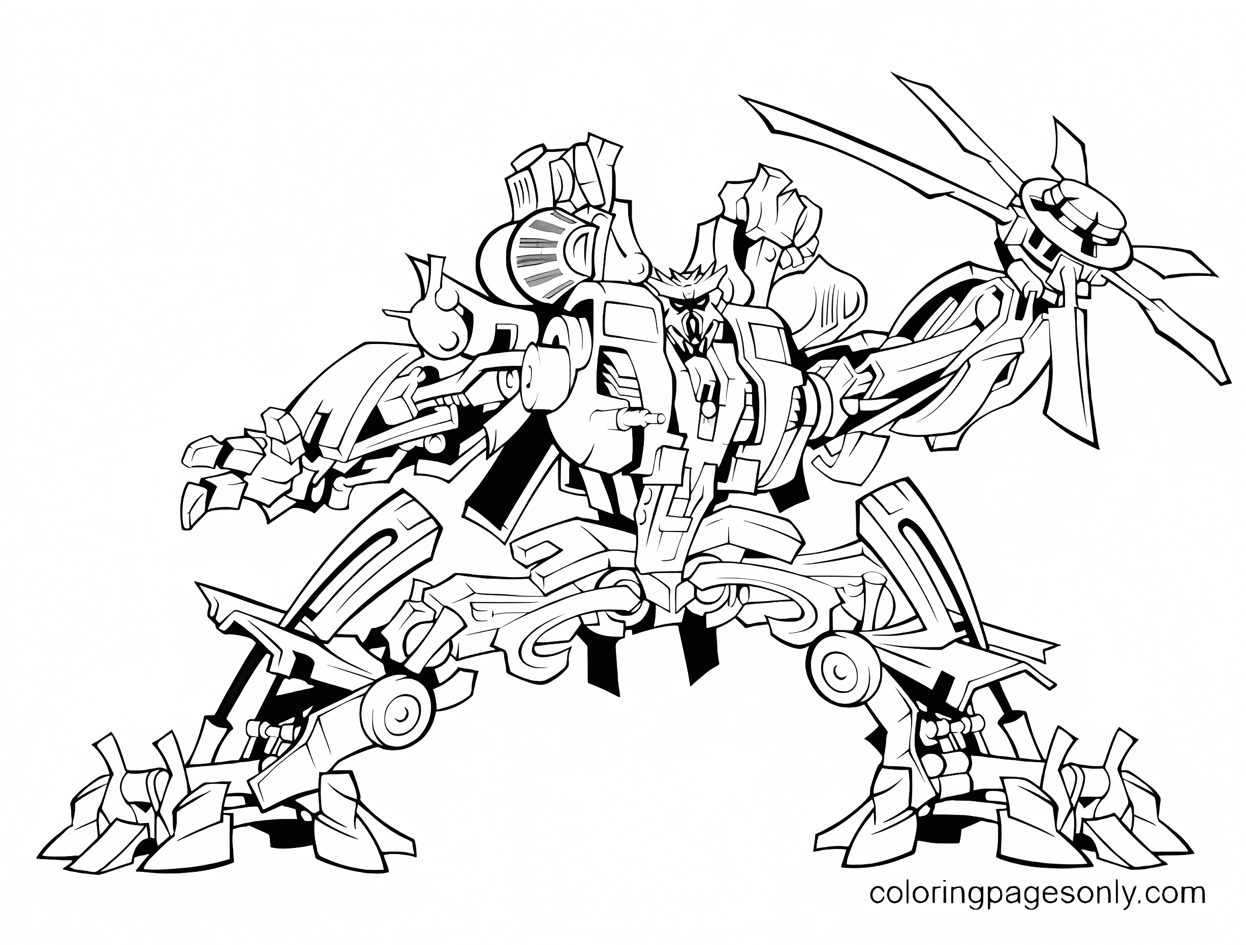 The Transformers for Kids Coloring Pages