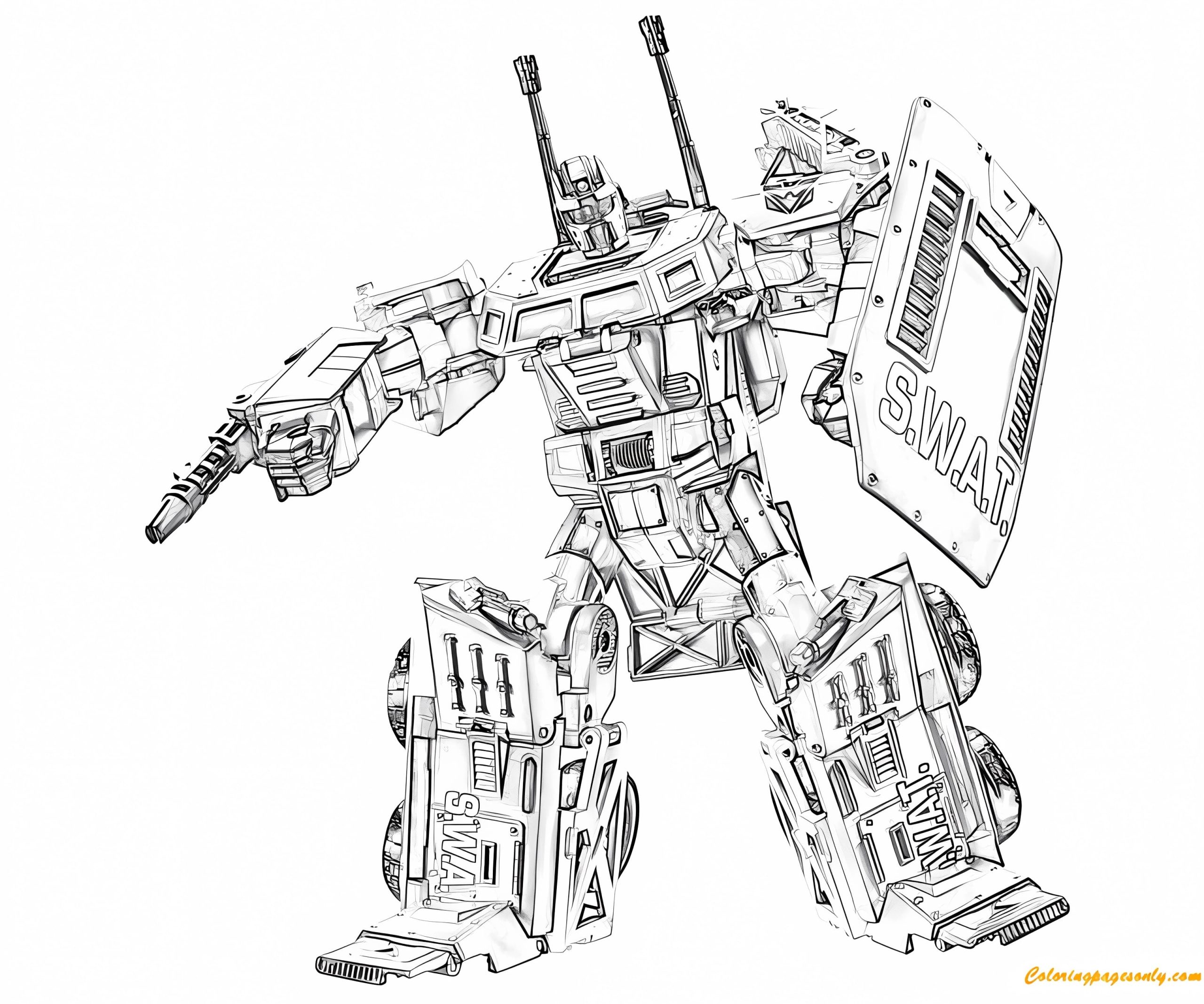 Transformers Fall of Cybertron Onslaught Coloring Pages