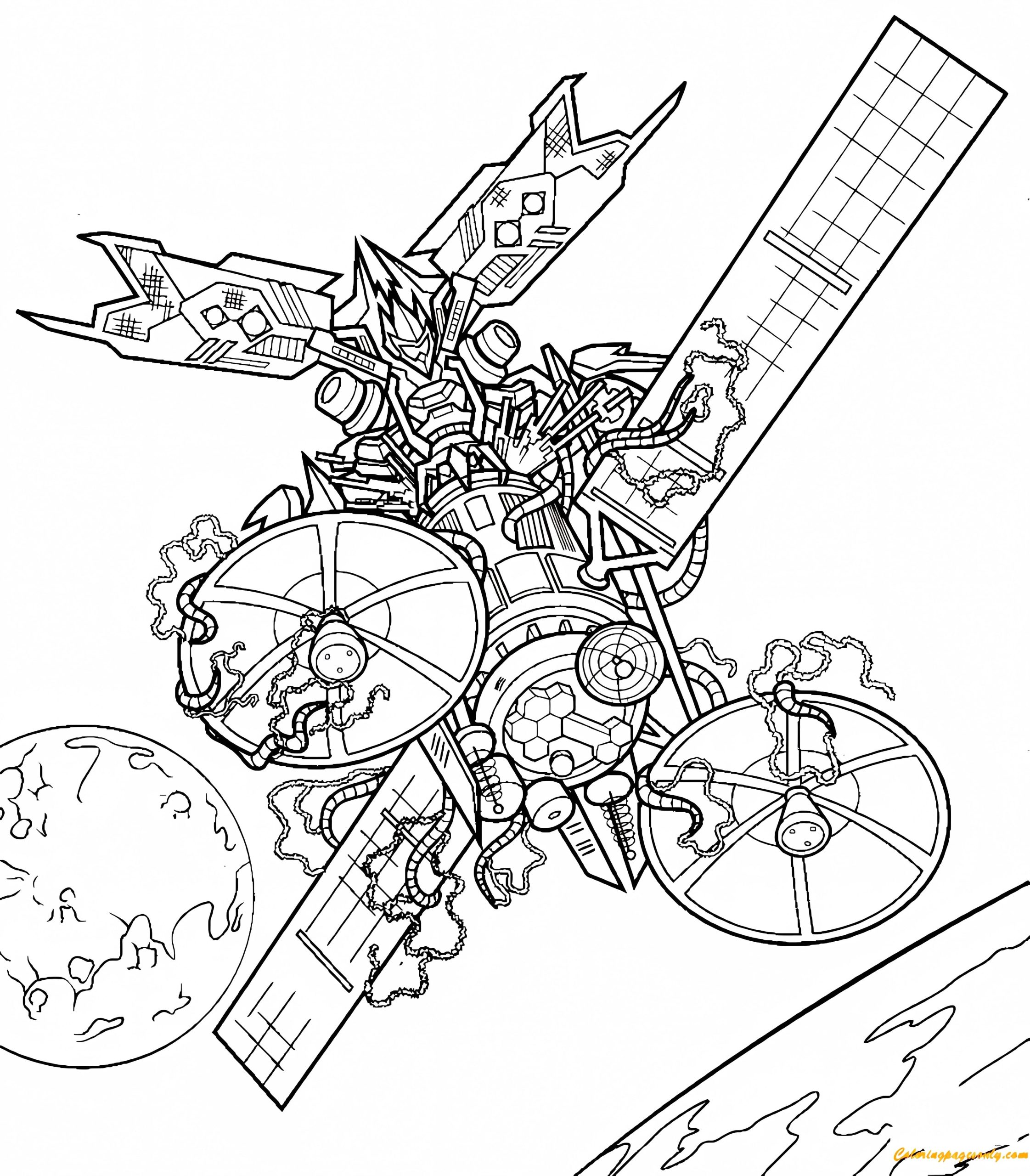 Transformers Megatron Come to Earth Coloring Pages