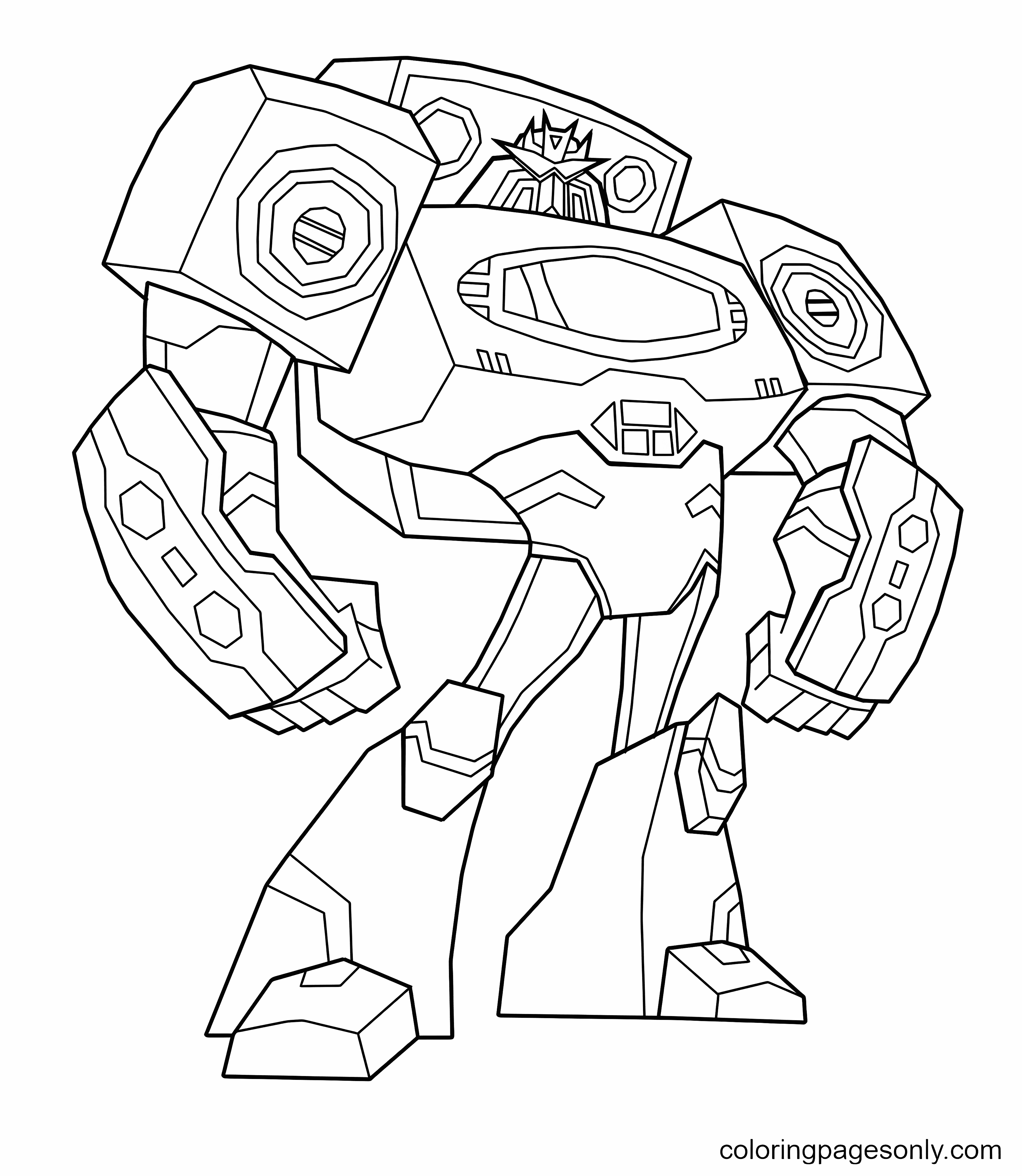 Transformers Strong Coloring Pages