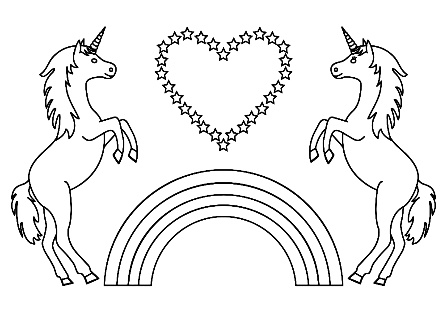 Картинки единорога для печати из Unicorn